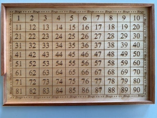Bingo Board for the Gulf Rise Village